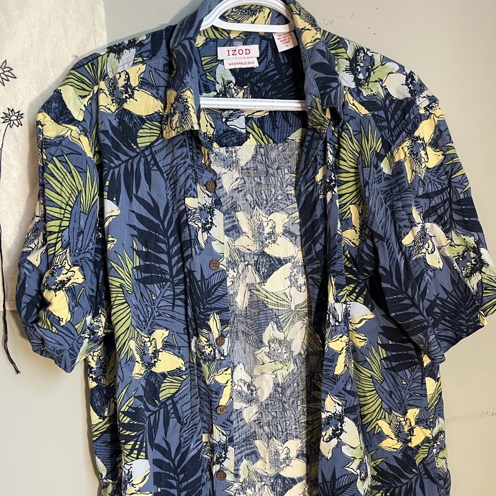 🌺Vintage Izod Hawaiian shirt